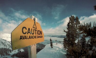 Avalanche Danger Lawinengefahr Schild