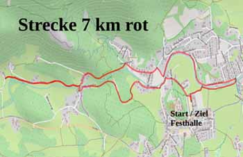 Aschauer Bankerl-Lauf 2025 Strecke 7km ab Festhalle