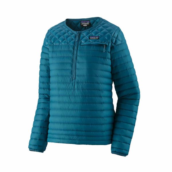 Patagonia Women's AlpLight Down Pullover Wavy Blue