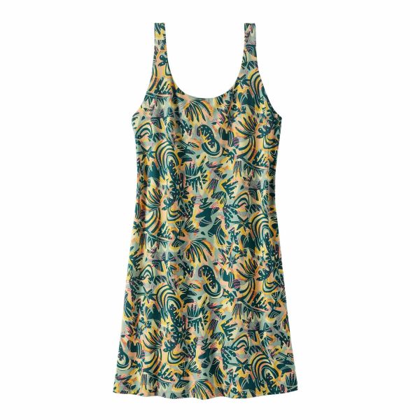 Patagonia W'S Maipo Dress Wild Botanist: Tidal Teal