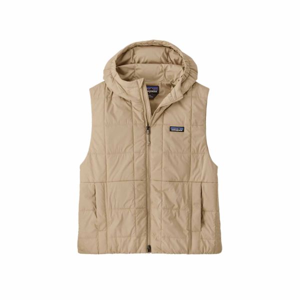 Patagonia Women's Light Gust Hooded Vest Oar Tan