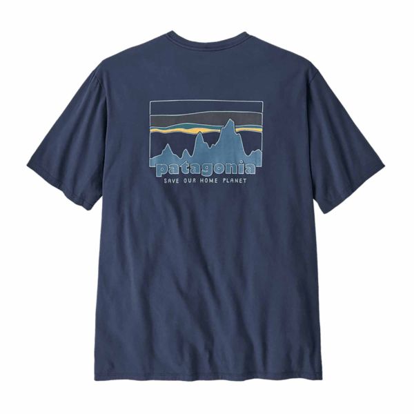 Patagonia Men's '73 Skyline Organic T-Shirt New Navy