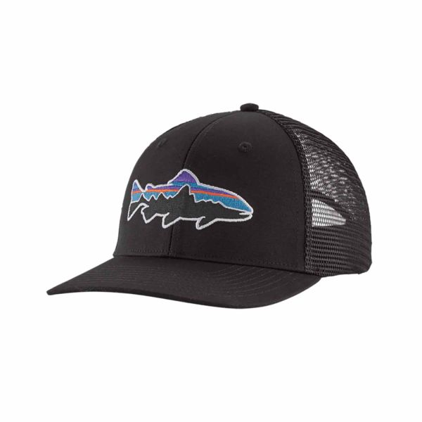 Patagonia Fitz Roy Trout Trucker Hat Black