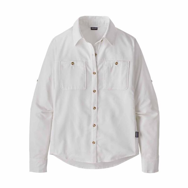 Patagonia W's L/S Self Guided Hike Shirt White