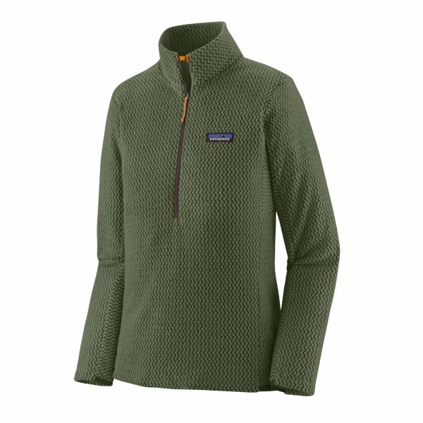 Patagonia W's R1 Air Zip Neck Torrey Pine Green