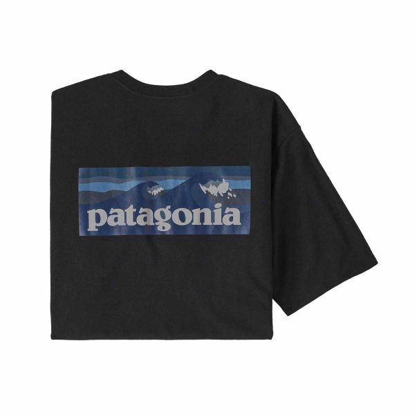 Patagonia Men's Boardshort Logo Pocket Responsibili-Tee® Ink Black