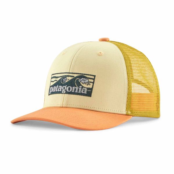 Patagonia K's Trucker Hat Boardshort Logo Tones: Buttercup Yellow