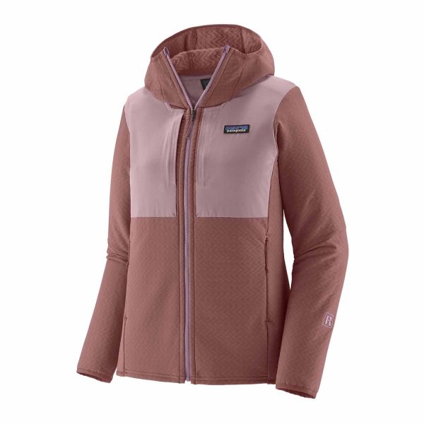 Patagonia W´s R2 CrossStrata Hoody Dulse Mauve