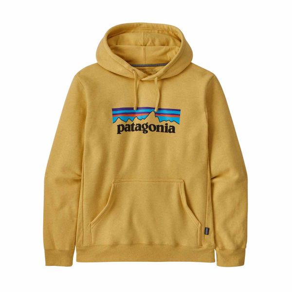 Patagonia Men's P-6 Logo Uprisal Hoody Surfboard Yellow