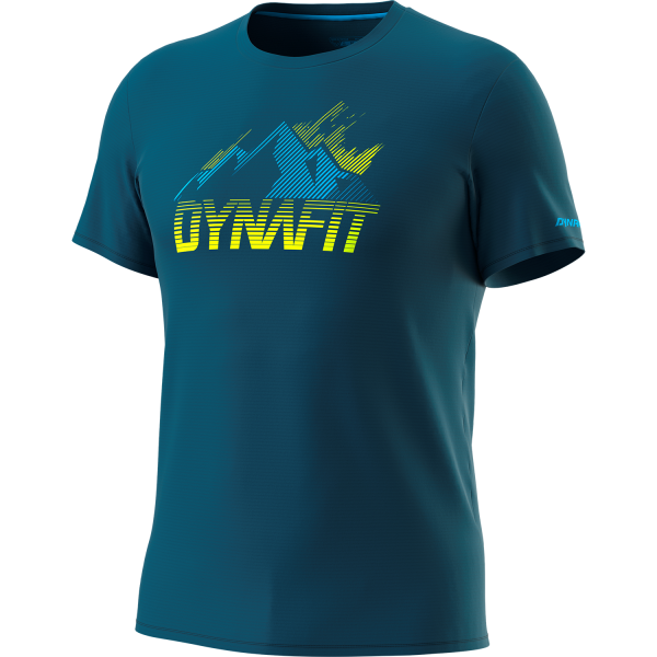 Dynafit Transalper Graphic T-Shirt Man Petrol/Lime Punch