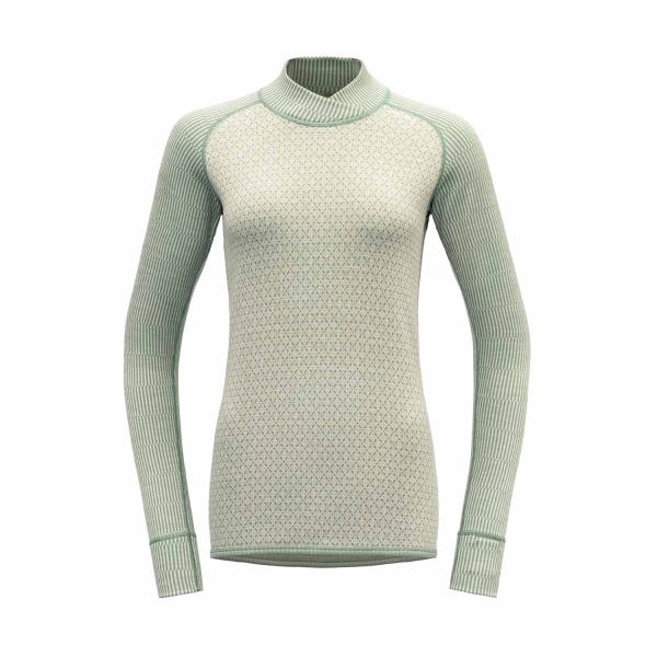 Devold Kvitegga Merino 230 Cross Neck Women Raw White