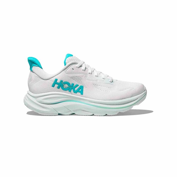 Hoka Clifton 10 White/Cielo Blue