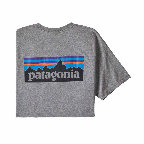Patagonia M's P-6 Logo Responsibili-Tee Herren T-Shirt gravel heather