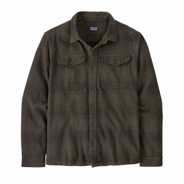 Patagonia M's Fjord Flannel Shirt Cascade: Basin Green