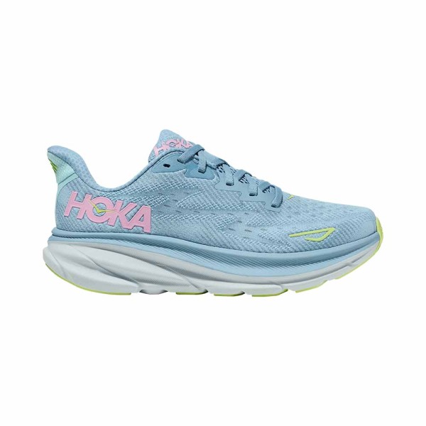 Hoka Clifton 9 Damen Laufschuh - Dusk - Pink Twilight Seitenansicht außen