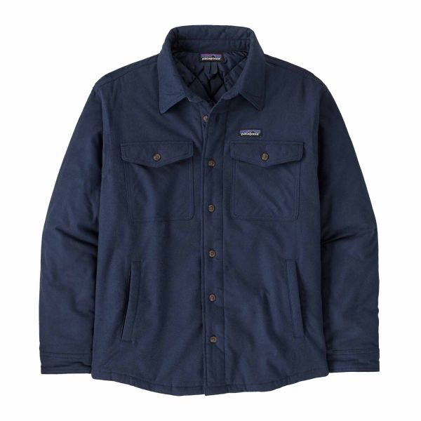 Patagonia M's LW Insulated Fjord Flannel Shirt New Navy