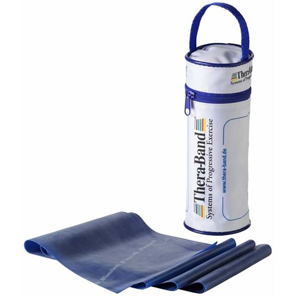 Thera-Band Übungsband in RV-Tasche blau = extra stark
