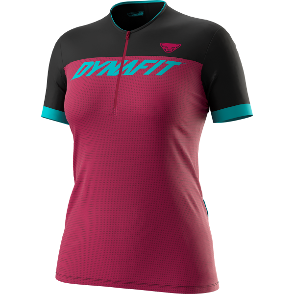 Dynafit Ride Light 1/2 Zip Tee Woman Beet Red/Black Out