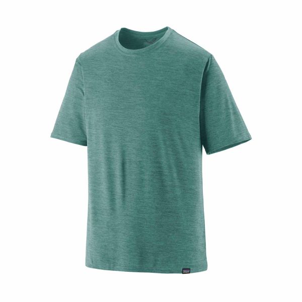 Patagonia Men's Capilene® Cool Daily Shirt Wetland Blue - Light Wetland Blue X-Dye