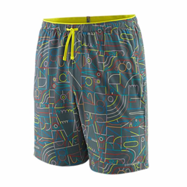 Patagonia M's Multi Trails Shorts Lose Yourself Outline: Nouveau Green