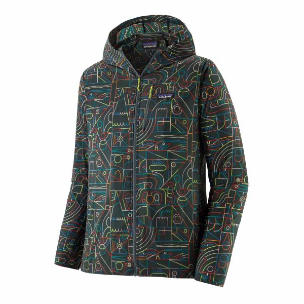 Patagonia M's Houdini Jacket Loose Yourself Outline: Nouveau Green