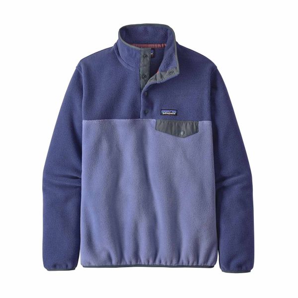 Patagonia W's LW Synch Snap-T P/O Light Current Blue