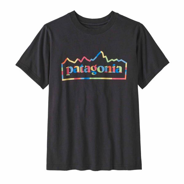 Patagonia Kid’s Graphic T-Shirt Unity Fitz: Ink Black