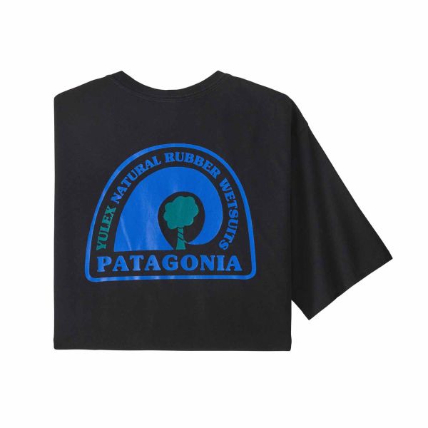 Patagonia Men's Rubber Tree Mark Responsibili-Tee® Black