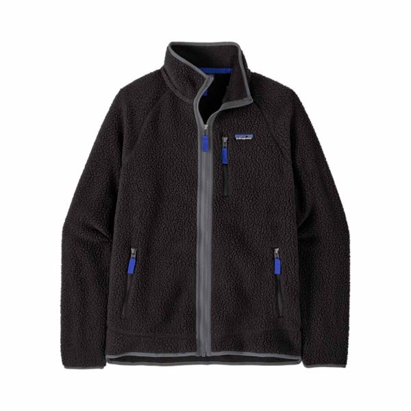 Patagonia Men's Retro Pile Jacket Black w/Forge Grey