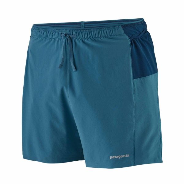 Patagonia M's Strider Pro Shorts - 5" Wavy Blue