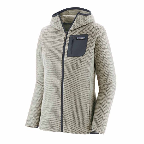 Patagonia W's R1 Air Full-Zip Hoody Wool White