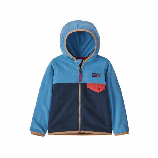 Patagonia Baby Micro D Snap-T Jacket New Navy w/Blue Bird