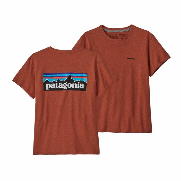 Patagonia Women's P-6 Logo Responsibili-Tee® Quartz Coral