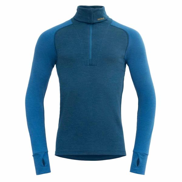 Devold Expedition Merino Silk Zip Man Flood-Blue