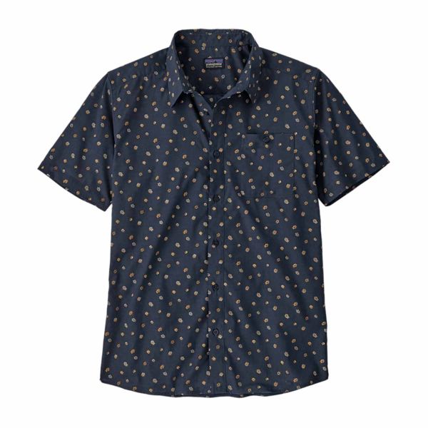 Patagonia Men's Go To Shirt Blossoms: New Navy