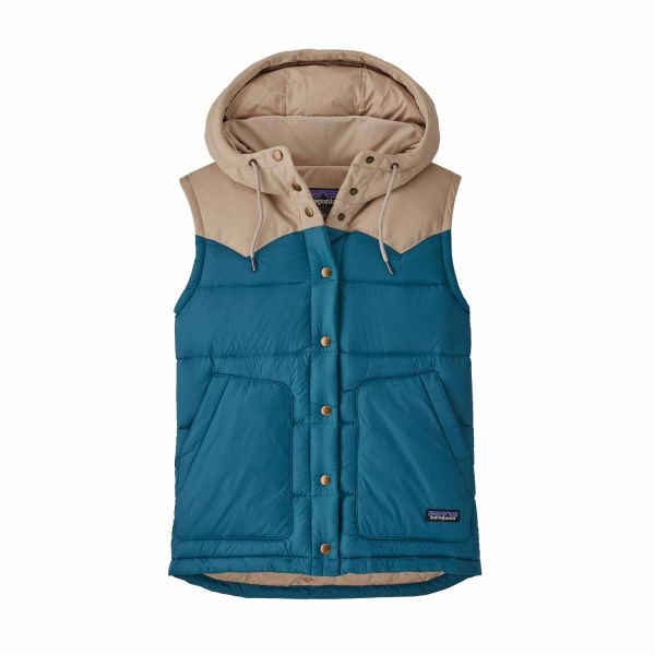Patagonia Women's Bivy Hooded Vest Wavy Blue