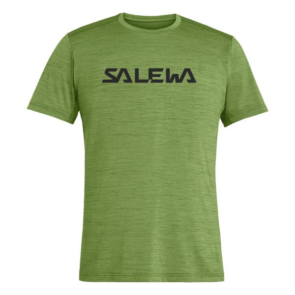 Salewa Puez Hybrid 2 Dry T-Shirt Herren Yucca Melange