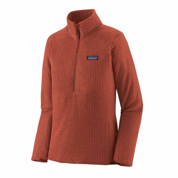 Patagonia W's R1 Air Zip Neck Burnished Red