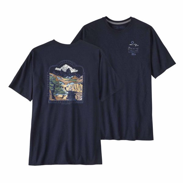 Patagonia M'S 50 Year Responsibili-Tee The Long View: New Navy