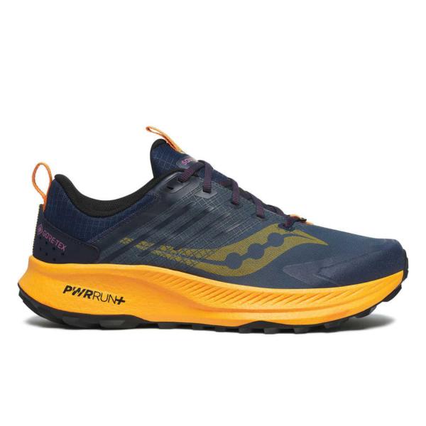 Saucony RIDE TR2 GTX - Navy-Peel - Herren Seitenansicht