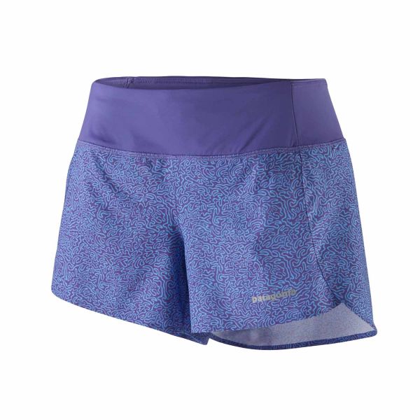 Patagonia W's Strider Pro Shorts - 3½" Journeys: Perennial Purple