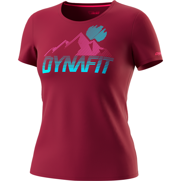 Dynafit Transalper Graphic T-Shirt Woman Beet Red/Silvretta