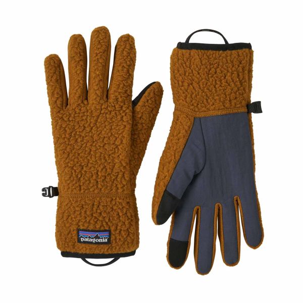 Patagonia Retro Pile Gloves Handschuhe - Shelter Brown