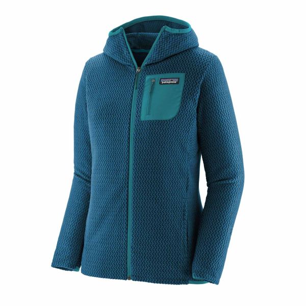 Patagonia W's R1 Air Full-Zip Hoody Lagoom Blue