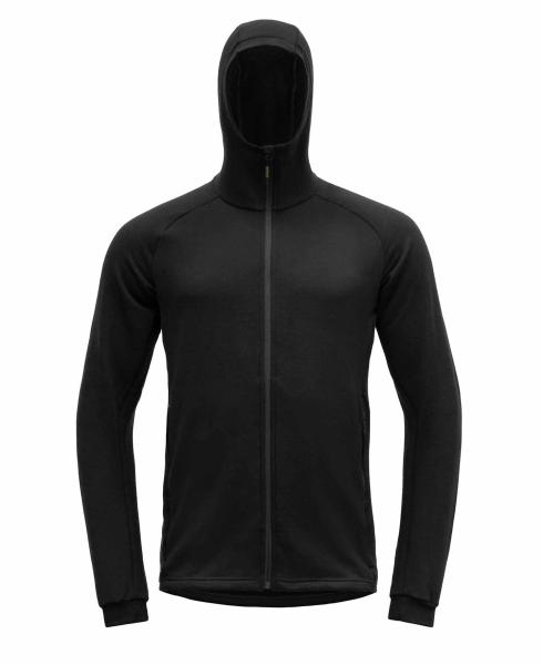 Devold Nibba Merino Jacket Hood Man Caviar