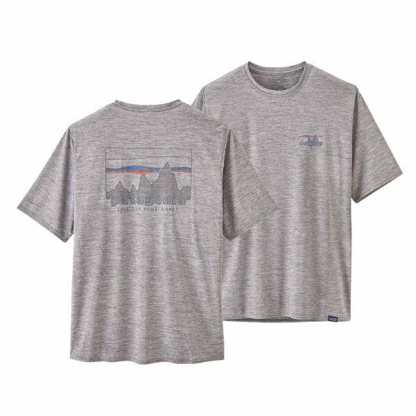 Patagonia M´s Capilene Cool Daily Graphic Shirt ´73 Skyline: Feather Grey