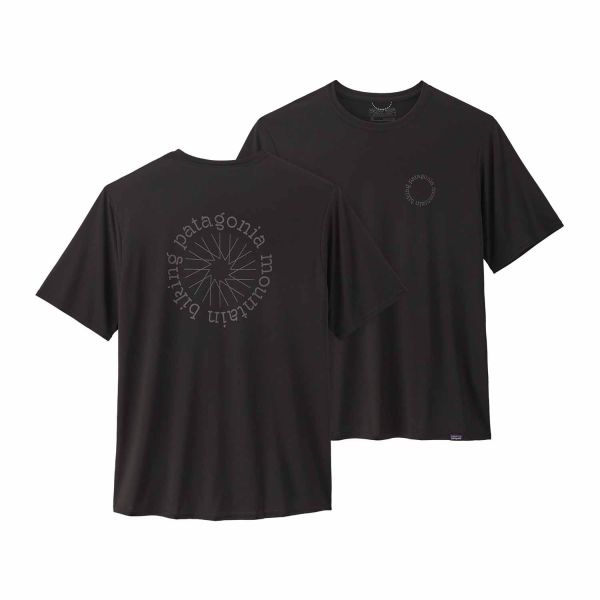 DailyPatagonia M´s Capilene Cool Graphic Shirt Spoke Stencil: Black