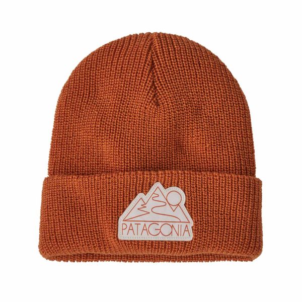 Patagonia K's Logo Beanie Z"s and S"s: Retail Rust