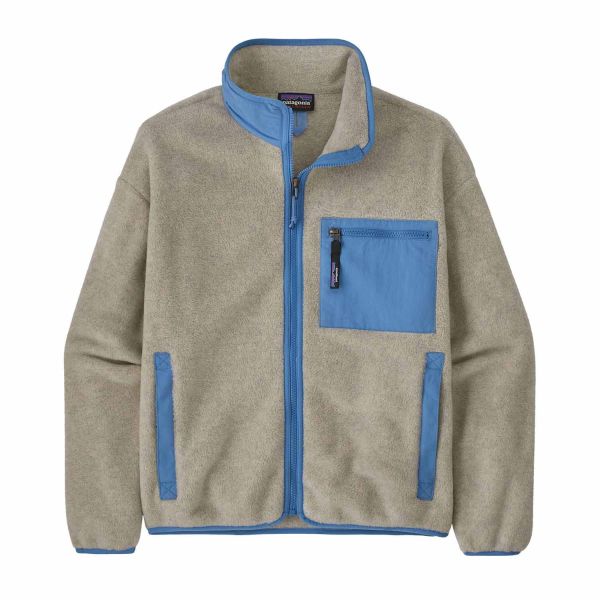 Patagonia Women's Synchilla® Jacket Oatmeal Heathwer w/Blue Bird