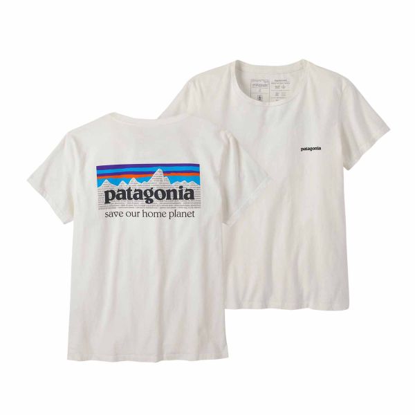 Patagonia Women's P-6 Mission Organic T-Shirt Birch White